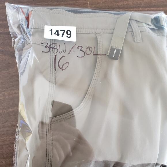 PrAna Stretch Zion Pants Men 38x30 Functional Hiking Outdoor Techwear - Picture 11 of 11